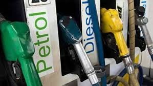 Fuel station showing current petrol diesel prices today in India
